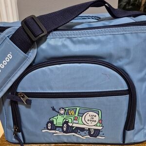 Life Is Good 32 Can Insulated Cooler  Bag w/ Jake And Rocket In Their ATV